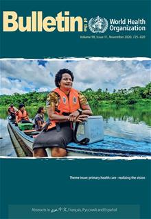 November cover of the WHO Bulletin