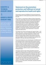 Statement on the promotion, protection and fulfilment of sexual and reproductive health and rights